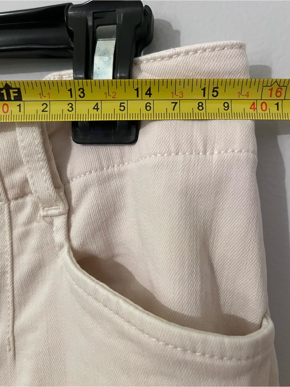 J. Jill Women's High Rise Wide Leg Jeans in Cream 10P - Picture 10 of 10